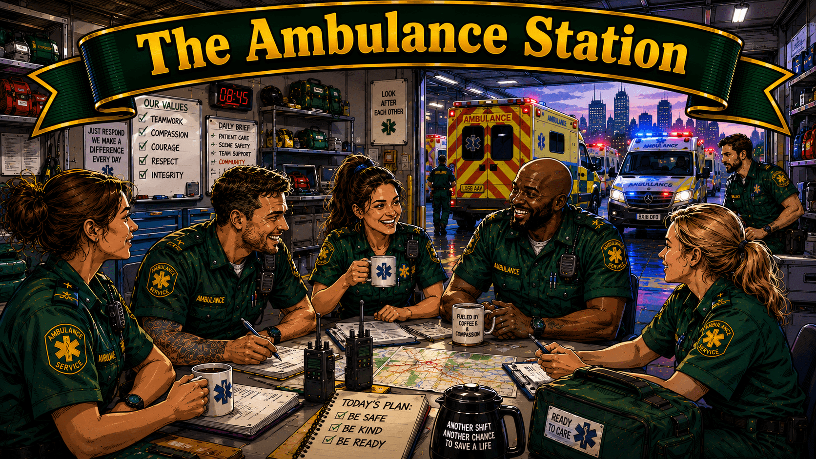 The Ambulance Station: Our Second Home