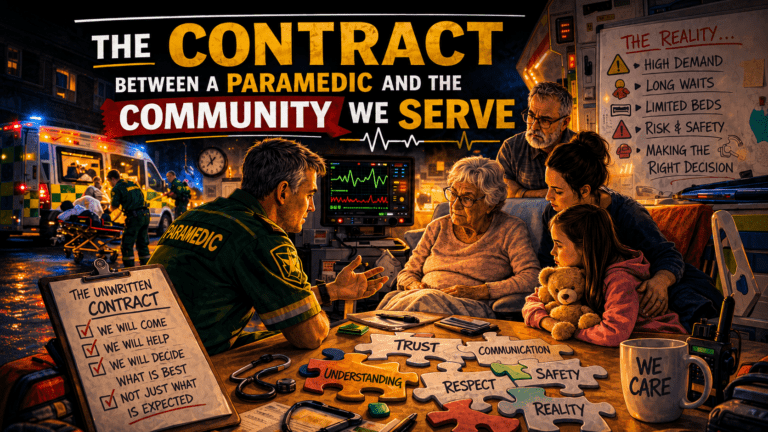 The Contract Between a Paramedic and the Community We Serve