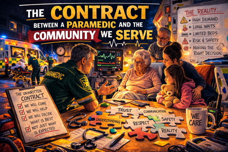 The Contract Between a Paramedic and the Community We Serve